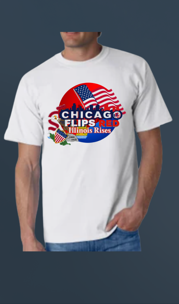 Illinois Rises Unisex USA-Made Midweight T-Shirt - 5040