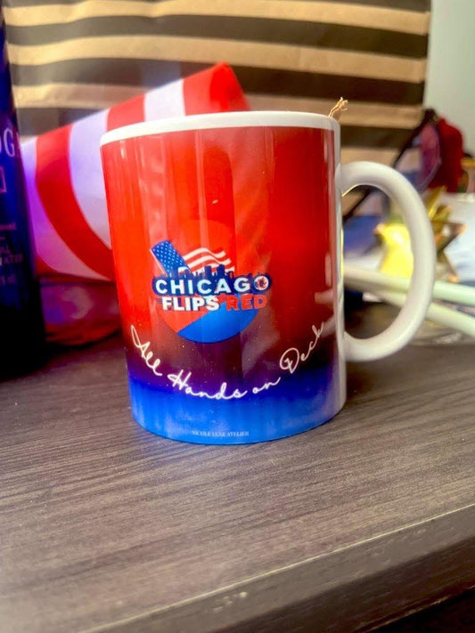 Chicago Flips Red "All Hands on Deck" Drinkware